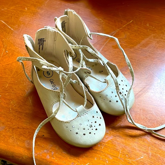 Cat & Jack Shoes Catjack Laced Up Ballet Flats Poshmark